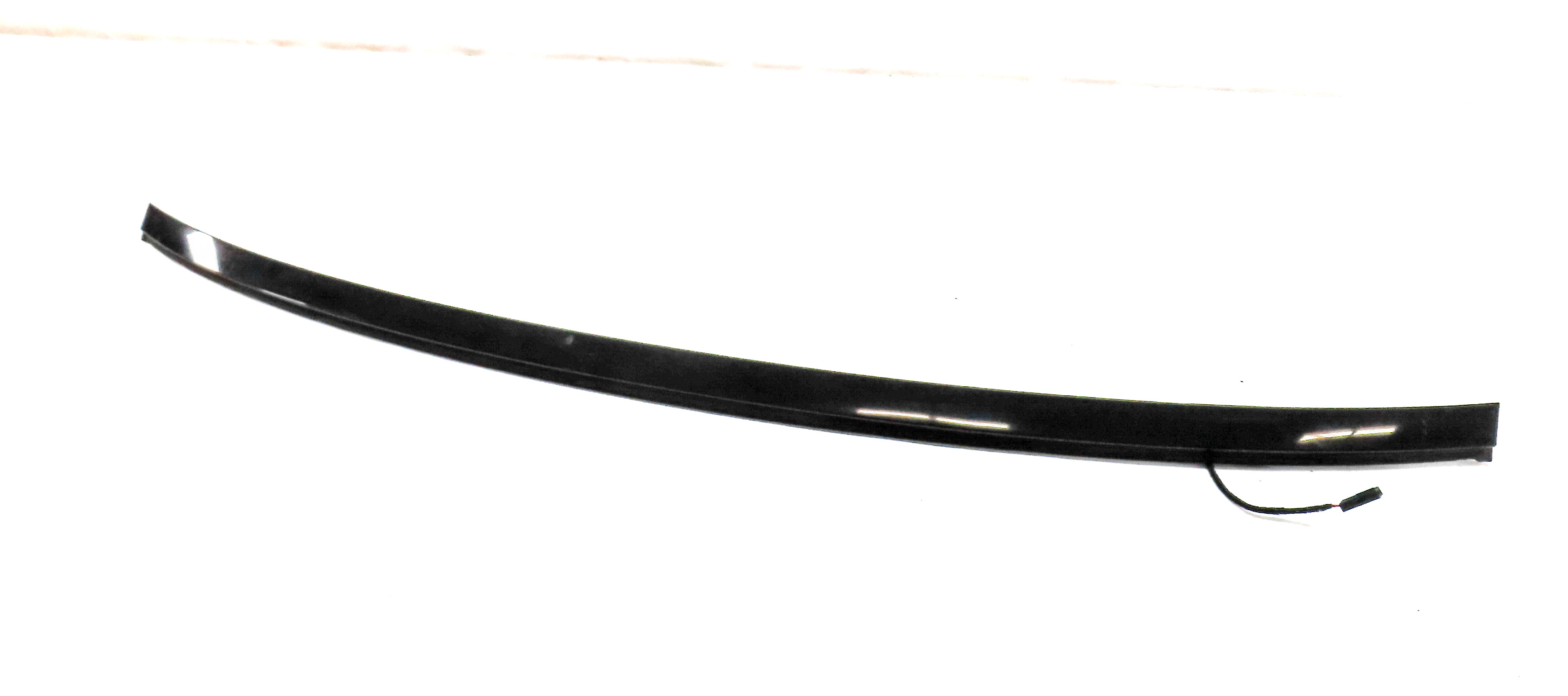 2012 AUDI A7 (C7 4G8) REAR UPPER 3RD THIRD BRAKE STOP LIGHT LAMP w/TRIM (BLACK) — exact item pictured